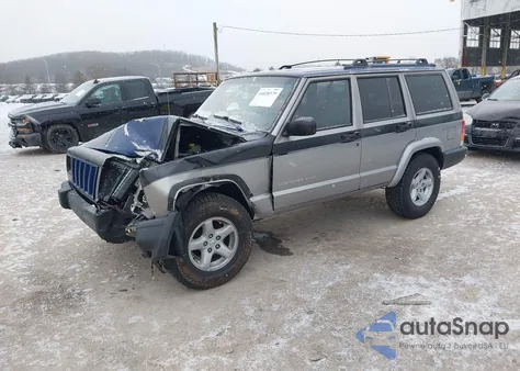 2001 Jeep Cherokee Sport from USA, damaged, VIN 1J4FT48S91L518522